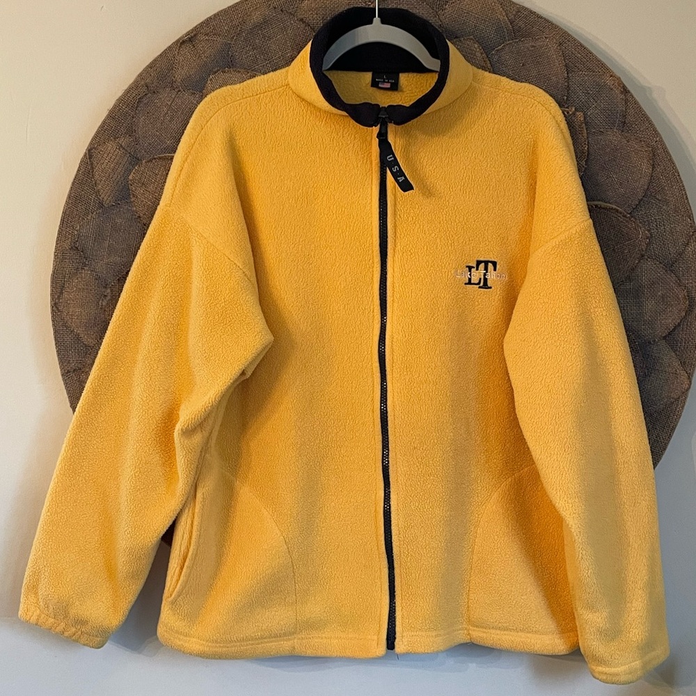 USA Lake Tahoe Zip Up Fleece Jacket